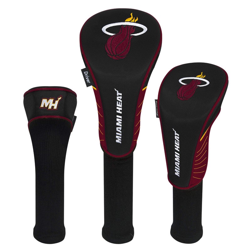 Team Effort NBA Miami Heat Set of Three Headcoversmiami Heat Set of Three Headcovers, Multicolor, NA